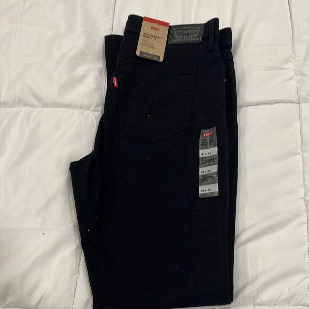 Levi's Women’s Shaping Bootcut Black Jeans 31x32